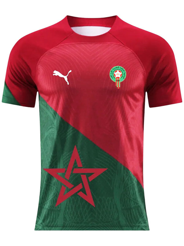 Morocco maglia speciale da calcio per adulti uniforme da calcio da uomo kit da calcio rosso verde maglietta sportiva 2025-2026